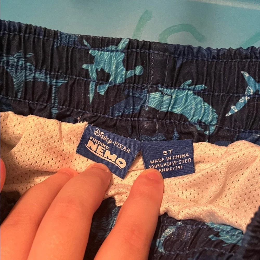 Disney Blue Nemo Kids Swim Trunks